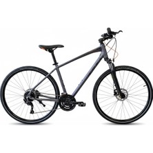 Carraro Sportive 227 27-V HD Trekking Şehir Bisikleti - Mat Antrasit-Siyah-Turuncu - 51 Cm