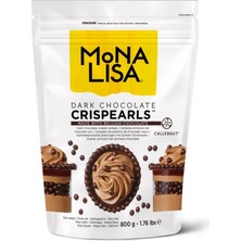 Callebaut Crispearls Bitter 800 gr (Mona Lisa) – Çıtır Çikolata Inci Pasta ve Tatlı Süsleme
