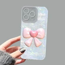 Ucuc iPhone 15 Pro Max Kamera Korumalı Anti-Darbe Estetik Baskı Desenli Şeffaf Silikon Kılıf