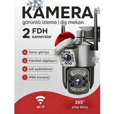 Dobest 6mp Wifi Ptz Çift Lens Güvenlik Kamerası: Gece Görüş, Hareket Algılama, Alarm Bildirimi, Iki Yönlü Ses