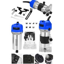 Moonshop Japan Pro Seri 1800 Watt 6 Kademe Devir Ayarli Formika Traşlama Freze Makinası Pens 6 mm