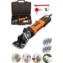 Moonshop Metal Şanzuman Devir Ayarlı Profesyonel Koyun Kırpma Makinesi 2tarak 2 Bıçak Hediyeli.