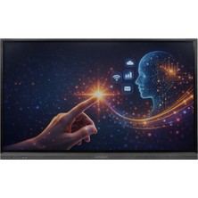 Awox 65" 4K Android Akıllı Tahta – Ir Dokunmatik Eğitim ve Toplantı Paneli