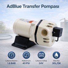 Badem10 Adblue Yakıt Transfer Pompası 24V 40 Psı IP54 Profesyonel Sıvı Transfer Motoru Dayanıklı Gövde