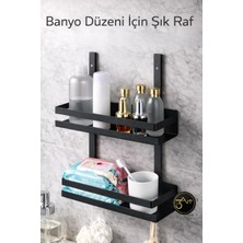 Banyo Rafı - Duvara Monte Şampuanlık ve Duş Rafı