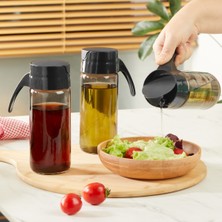 Qlux C506X3 Siyah Inci 3'lü Sos Şişesi Seti - Siyah