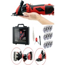 Moonshop Alman Design 4600 Watt Çift Metal Şanzuman Koyun Keçi Kirkma Kirpma Makinesi 3 Takım Bıçak Hediyeli.