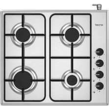 Tecna Süo 604X 4 Gözü Gazlı Inox Set Üstü Ocak