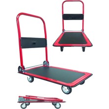 Moonshop Pro Yerli Üretim Koli Yük Paket Taşıma El Arabası 180 kg Kapasiteli Katlanır Tablalı 785P