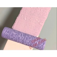 Roller Mısır Hiyeroglifleri Desen Rulosu – Polimer Kil, Fondan, Seramik ve Oyun Hamuru IÇIN_796