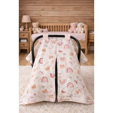 Pico Baby Müslin Bebek Puset Örtüsü / Fermuarlı ve Desenli / %100 Pamuk