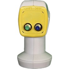Maza Çiftli Lnb - 4K Ultra Hd Uyumlu Twin Universal Lnb - Konnektör Koruyucu Kapaklı