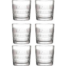 Paşabahçe 520254 Rain 300CC 6lı Cam Su Meşrubat Viski Bardağı Takımı Seti
