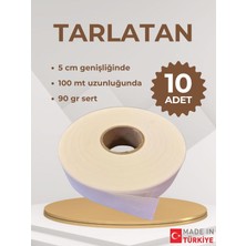 Akel Tekstil Perde Tarlatanı Sert 90 gr 5 cm 100 mt ( 10 'lu Paket)