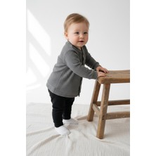 MiaBaby Likralı Gofre Bebek Hırka