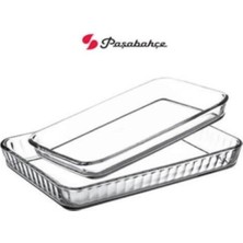 Paşabahçe 159075 2'li Borcam Dikdörtgen Tepsi