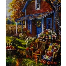 Elegantshop 5d Yapışan Boncuk Mozaik Tablo 30*40 cm XQH91549