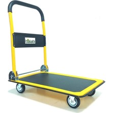 Moonshop Profesyonel Paket Taşıma Arabası 300 kg Sarı Siyah