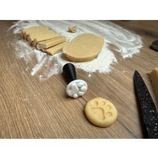 Kedi Patisi Şeklinde Kurabiye Polimer Kil Oyun Hamuru Damgası Kalıbı Mühürü