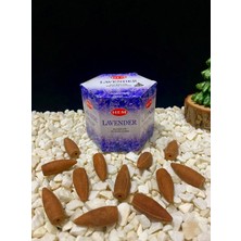 Hem Tütsü Hem Konik Geri Akış  Tütsü Lavender 1 Paket 10 Adet