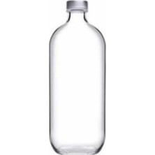 Paşabahçe 80356 Iconic Şişe 1 lt Şeffaf Cam Malzeme ile BPA Free ve Kullanım Kolaylığı