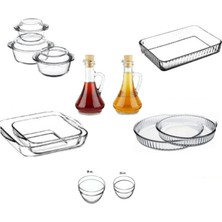 Paşabahçe 12 Parça Çeyiz Seti Borcam Seti + Mutfak Seti