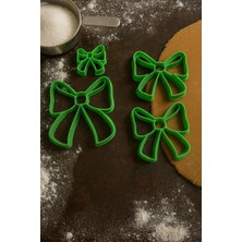 Kurdela Şeklinde 4 Parça Polimer Kil, Oyun Hamuru, Şeker Hamuru Şekillendirici Kalıplar