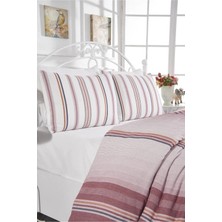 Pamuklu Bordo Çarşaflı Çift Kişilik Nevresim Takımı 200X220