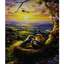 Elegantshop 5d Yapışan Boncuk Mozaik Tablo 30*40 cm XQH90501