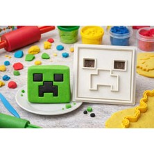Minecraft Creeper Çok Amaçlı Kalıp | Oyun Hamuru & Şeker Hamuru Kesici | Hobi ve Pasta Tasarımı