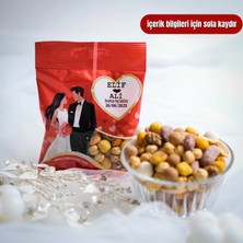 Çakır Çerez Kabuklu 50 gr Sünnet Düğün ve Kına Çerezi Kişiye Özel Isim Baskılı Standart 100 Paket