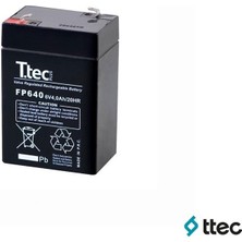 Ttec 6V 4AH Bakımsız Kuru Akü