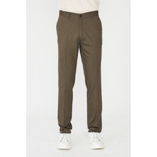 White Stone Kahverengi Modern Kesim Günlük Kullanım Erkek Spor Pantolon