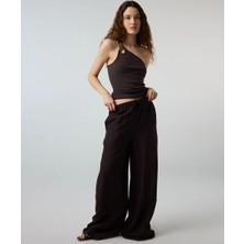 İpekyol Çizgili wide leg pantolon IS1260003193074