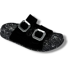 Polen 1001-26 Mozaik Desen Anatomik Çift Tokalı Kadın Terlik