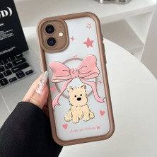 Ucuc iPhone 12 Uyumlu Manyetik Halkalı Yarı Sayda Mat Kamera Koruma Anti-Darbe Silikon Kılıf