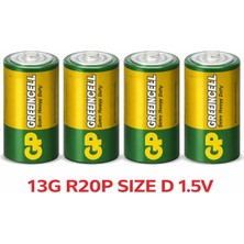 Greencell Pil 13G R20P Sıze D 1.5V