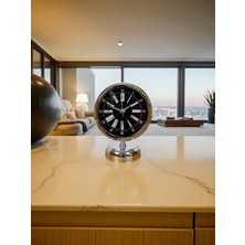 Krom Asalet 25 x 20 cm  Zarif Masa Saati