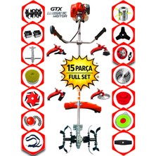 Prowackers German VORTRIX-785 Yan Tip Tırpan+ Akrobat Çapalama + Toprak Eşeleme+15 Parça Full Setli