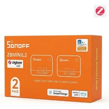Sonoff Zigbee Mini L2 Nötrsüz Akıllı Röle 2 Adet