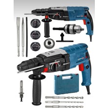 Moonshop Japan 5900 W Çelik Şanzuman Bakir Sargılı 2-28 Kırıcı Delici Hilti Matkap 5 Adet Uç