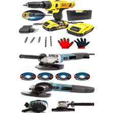 Moonshop Pro Full Set Full Setli Matkap ve Bakır Sargılı Taşlama Spral ve Hediyeleri....