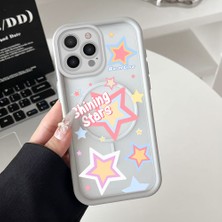 Ucuc iPhone 15 Pro Uyumlu Manyetik Halkalı Yarı Sayda Mat Kamera Koruma Anti-Darbe Silikon Kılıf