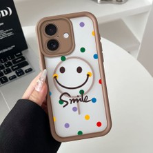 Ucuc iPhone 16 Uyumlu Manyetik Halkalı Yarı Sayda Mat Kamera Koruma Anti-Darbe Silikon Kılıf