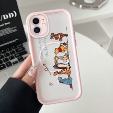 Ucuc iPhone 11 Uyumlu Manyetik Halkalı Yarı Sayda Mat Kamera Koruma Anti-Darbe Silikon Kılıf