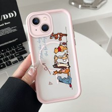 Ucuc iPhone 14 Uyumlu Manyetik Halkalı Yarı Sayda Mat Kamera Koruma Anti-Darbe Silikon Kılıf