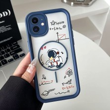 Ucuc iPhone 11 Uyumlu Manyetik Halkalı Yarı Sayda Mat Kamera Koruma Anti-Darbe Silikon Kılıf