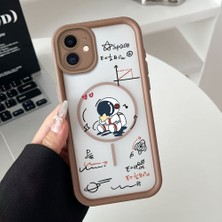 Ucuc iPhone 11 Uyumlu Manyetik Halkalı Yarı Sayda Mat Kamera Koruma Anti-Darbe Silikon Kılıf