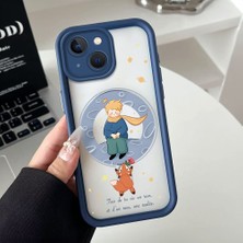 Ucuc iPhone 14 Plus Uyumlu Manyetik Halkalı Yarı Sayda Mat Kamera Koruma Anti-Darbe Silikon Kılıf