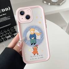 Ucuc iPhone 14 Uyumlu Manyetik Halkalı Yarı Sayda Mat Kamera Koruma Anti-Darbe Silikon Kılıf